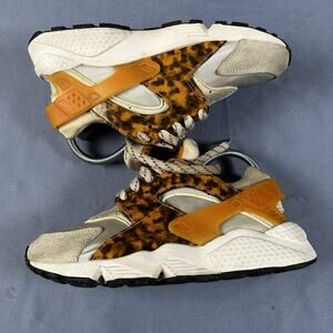 Nike Air Huarache Leopard Print Women's Size 8 Running Shoes Fashion DQ9317-001